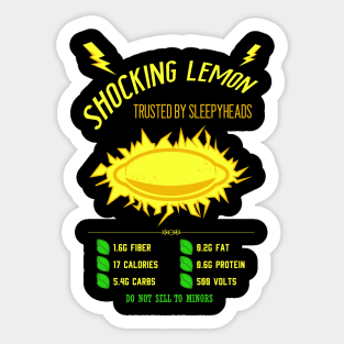 Shocking Lemon v4 Sticker